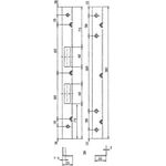 Sicherheitswinkelschließblech L.300mm B.25mm S.3mm STA verz.006/920 SCHNEGEL
