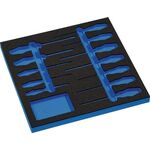 Werkzeugmodul Leereinlage 2/3-Modul 4000 871 288,12-tlg.WERA
