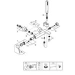 Grohe Einhand-Wannenbatterie PLUS 1/2Zoll m Brausegarnitur chr