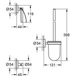 Grohe WC-Set ESSENTIALS 3 in 1 su-st