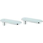 Grohe Griffpaar VERIS Mark blau/rot chr