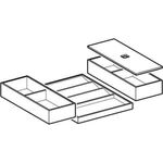 Geberit Schubladeneinsatz-Set für obere Schublade Breite 600mm