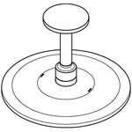 Grohe Kopfbr Rainshower SMARTACTIVE 310 mit Deckenauslass 142mm phantom black