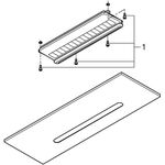 Grohe Abdeckung CASCADE RAINSHOWER AQUA Deckenbrause, 1 Strahlart chrom
