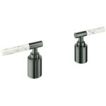 GROHE Hebelgriffe Atrio Private C. 48464 White Attica Caesarstone hard graph. gb
