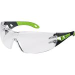 uvex Schutzbrille pheos 9192 225 HC/AF farblos schwarz/grün