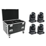 FUTURELIGHT Set 4x DMH-160 MK2 + Case mit Rollen