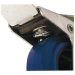 ROADINGER Lenkrolle 100mm blau mit Bremse