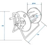 SCHILL Kabeltrommel SK4602.RM A=460/C=500