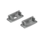 EUROLITE Endkappen für U-Profil 20mm silber