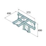 ALUTRUSS BISYSTEM PH-42 4-Weg T-Stück horizontal