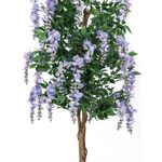 EUROPALMS Goldregenbaum, Kunstpflanze, violett, 180cm