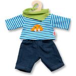 Puppen Jeans mit T-Shirt, klein, ca. 28 - 35 cm, 1 Stück