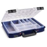 Sortimentskasten CarryLite 55 4x8-10 B337xT278xH57mm 10 Fächer blau RAACO