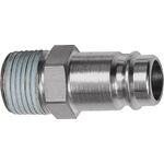Stecknippel STA gehärtet/vern.Stecker DN 10 AG R 1/2 Zoll RIEGLER - VPE: 10