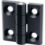 Scharnier GN 237 H.50mm B.50mm S.2mm Zink-Druckguss m.Bohrungen f.Senkschrauben - VPE: 10