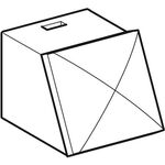 Geberit Steckdosenelement mit USB-Anschluss anthrazit