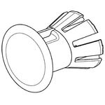 Grohe Verschlusskappe f Euro Keramik WC-Kombination awe