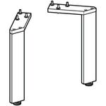 Geberit Möbelfuß SMYLE Square 2 Stück, verchromt Höhe 217mm