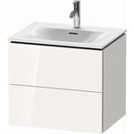 Duravit Waschtischunterbau L-CUBE 550x620x481mm weiß supermatt