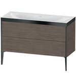 Duravit Waschtischunterbauset XVIU 1200x480mm o HL Cha ma / we s-matt Ra 84