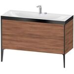 Duravit Waschtischunterbauset XVIU 1200x480mm 2 HL Cha ma / we s-matt Ra B1