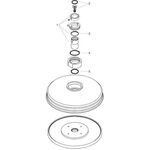 Tellerkopfbrause 180 1jet AXOR MONTREUX DN 15 brushed nickel