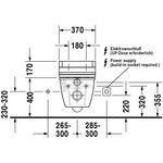 Duravit Wand-WC DARLING NEW tief, 370x620mm weiß WG