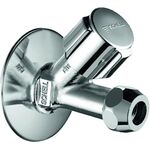 SCHELL Schrägsitzventil COMFORT kurze Bauform 3/8Zollx3/8Zoll chrom, KIWA - VPE: 50
