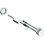 Schell Piezotaster 9 V, für Dusche chrom