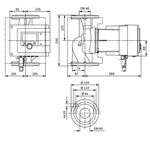 Wilo Hocheffizienzpumpe Stratos MAXO 40/0,5-12, DN 40, 250mm, PN 6/10