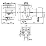 Wilo Hocheffizienzpumpe Stratos MAXO 100/0,5-12, DN 100, 360mm, PN 6