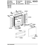 Keuco Spiegelschrank ROYAL LUMOS DALI Ans li 650x735x165mm