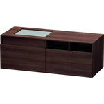 Duravit Waschtischunterbau DURASTYLE 550x1400x500mm Auss li Kast. dunkel/kast