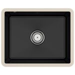V&B Unterbauspüle SUBWAY 60 SU 545x440mm Handbet. ebony
