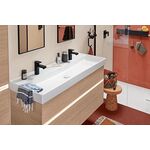 V&B Schrankwaschtisch COLLARO 1200x470mm o ÜL f 2x 1-L Arm St white C+