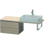 Duravit Konsolenunterschrank L-CUBE 400x620x477mm pine silver