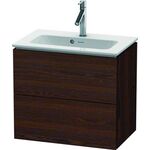 Duravit WTU Compact L-CUBE 550x620x391mm nussbaum gebürstet