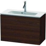 Duravit WTU Compact L-CUBE 550x820x391mm nussbaum gebürstet