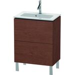 Duravit WTU Compact L-CUBE 704x620x391mm amerikanisch nussbaum
