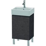Duravit Waschtischunterbau L-CUBE 593x434x341mm Ans li Ei dunkel gebürstet