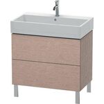 Duravit Waschtischunterbau L-CUBE 582x784x459mm schwarz hochglanz