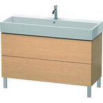 Duravit Waschtischunterbau L-CUBE 582x1184x459mm eiche gebürstet