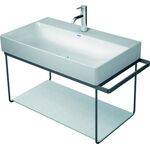 Duravit Metallkonsole DURASQUARE wandh für Waschtisch 235380 schwarz matt