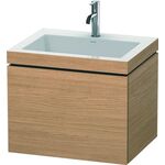 Duravit Waschtischunterbau L-CUBE m WT Vero Air 500x600x480mm 1 HL eur. Ei