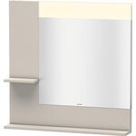 Duravit Spiegel VERO 142x800x800mm, Beleuchtung taupe