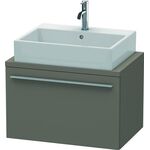 Duravit Konsolenunterschrank X-LARGE 440x700x478mm flannel grey seidenmatt