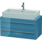 Duravit Konsolenunterschrank X-LARGE 440x900x478mm stone blue hochglanz
