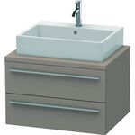 Duravit Konsolenunterschrank X-LARGE 440x700x548mm basalt matt