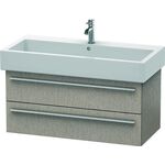 Duravit Waschtischunterbau X-LARGE 443x950x448mm eiche kaschmir